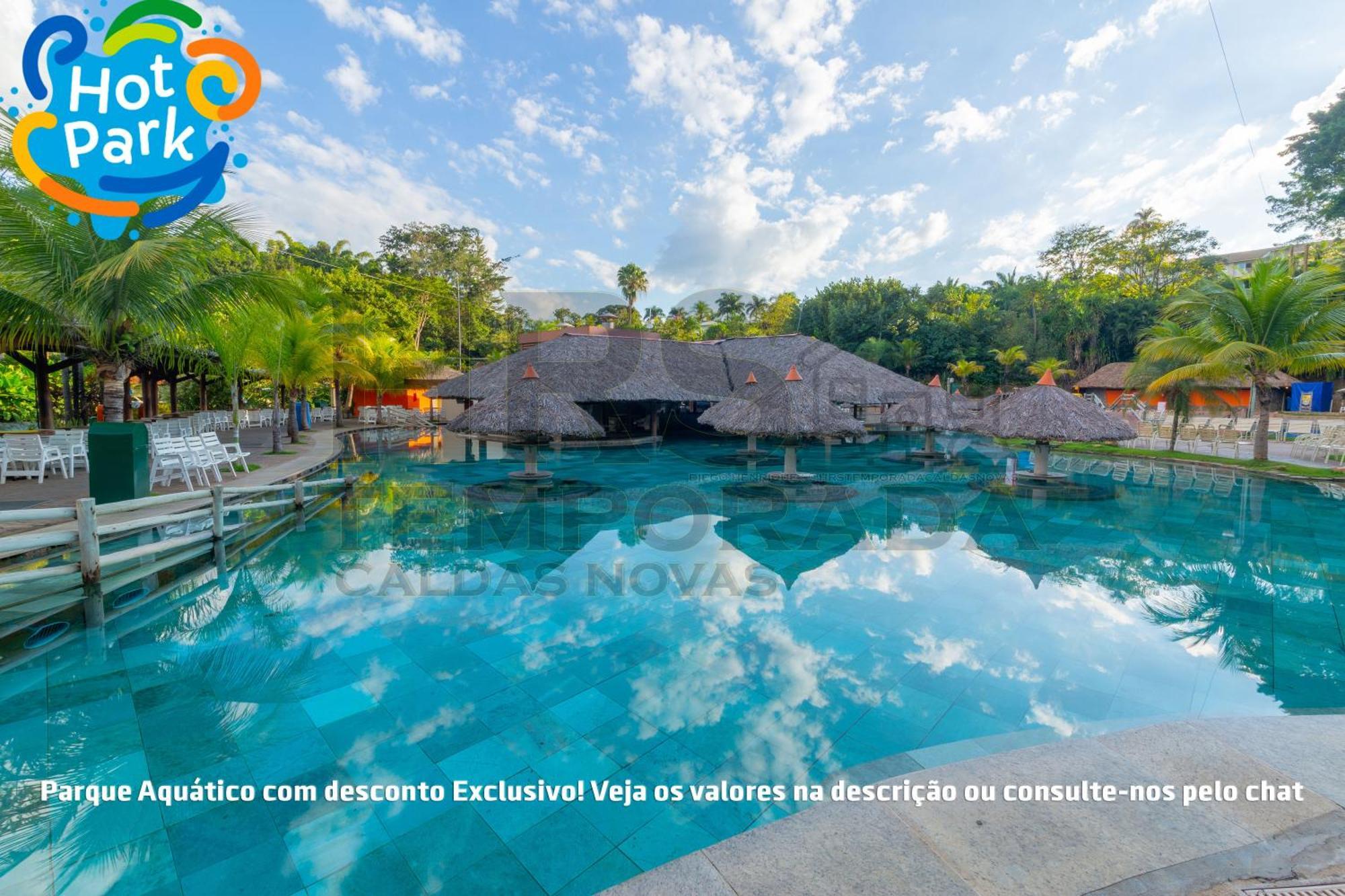 Hotel De Luxo Em Caldas Novas Com Ingressos Com Valor Exclusivo Nos Clubes Hot Park, Lagoa Termas, Waterpark, E Nautico!!! Екстер'єр фото